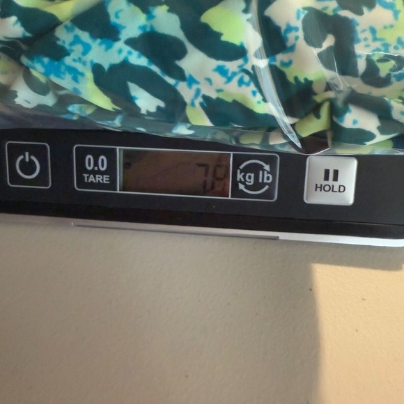 Serra Womens One-Piece Swimsuit Size XXL Green Blue Leopard Halter Neck NWT - Picture 11 of 11